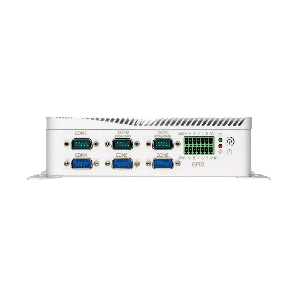 Недорогой промышленный мини-ПК Celeron J4125 Core i3 6157U DDR3 2 Intel Lans 6 COM Windows 11 прочный
