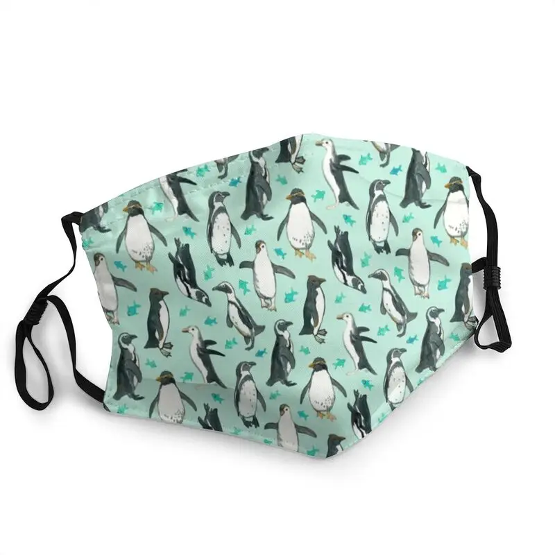 

Дышащая Маска для маленьких пингвинов, маска для взрослых, для любителей животных, маска для лица против смога, пылезащитный чехол, респират...