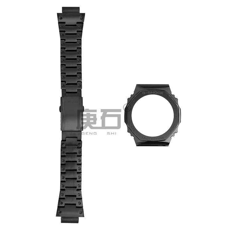Для GA 2100 2110 ремешок и рамка чехол 316L из нержавеющей стали металлические часы на