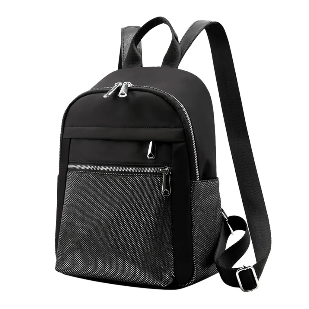 Женские рюкзаки большой емкости для путешествий одноцветные винтажные Стильные