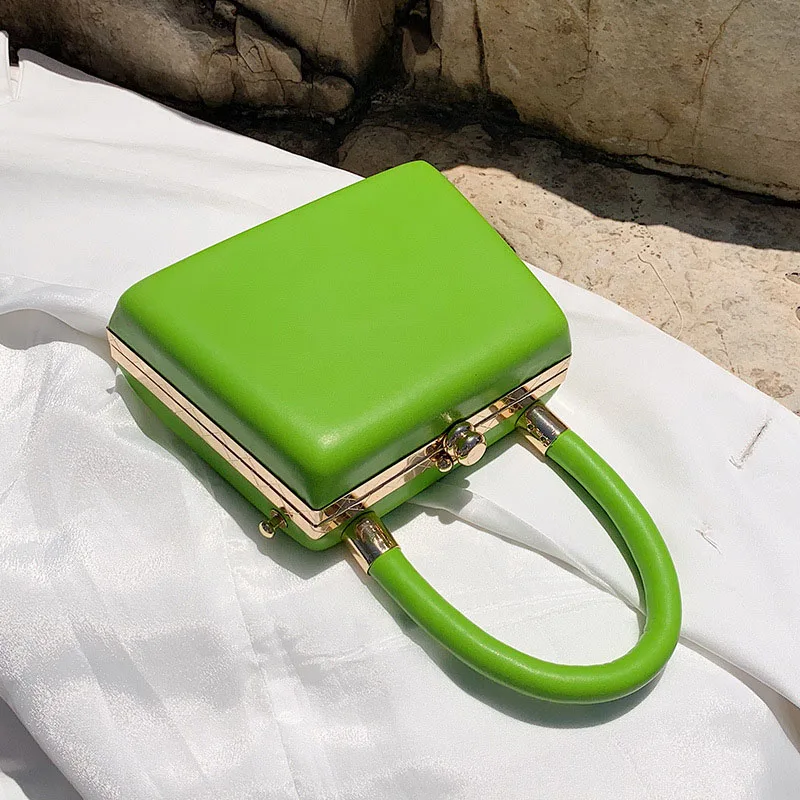 

Candy Color Lady Small Tote Bag 2021 Summer New PU Leather Women's Designer Handbags Wide Shoulder strap Shoulder Crossbody Bags