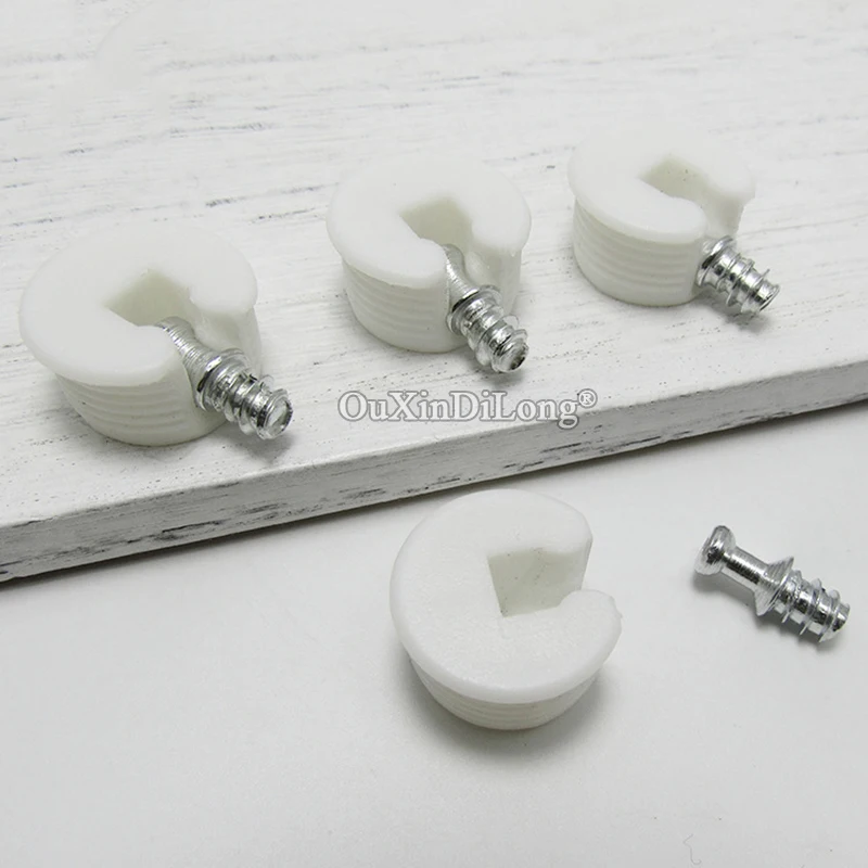 

Brand New 20PCS/LOT 2 In 1 Furniture Shelf Support Cupboard Wardrobe Kitchen Cabinet Shelf Support Brackets Connect Parts