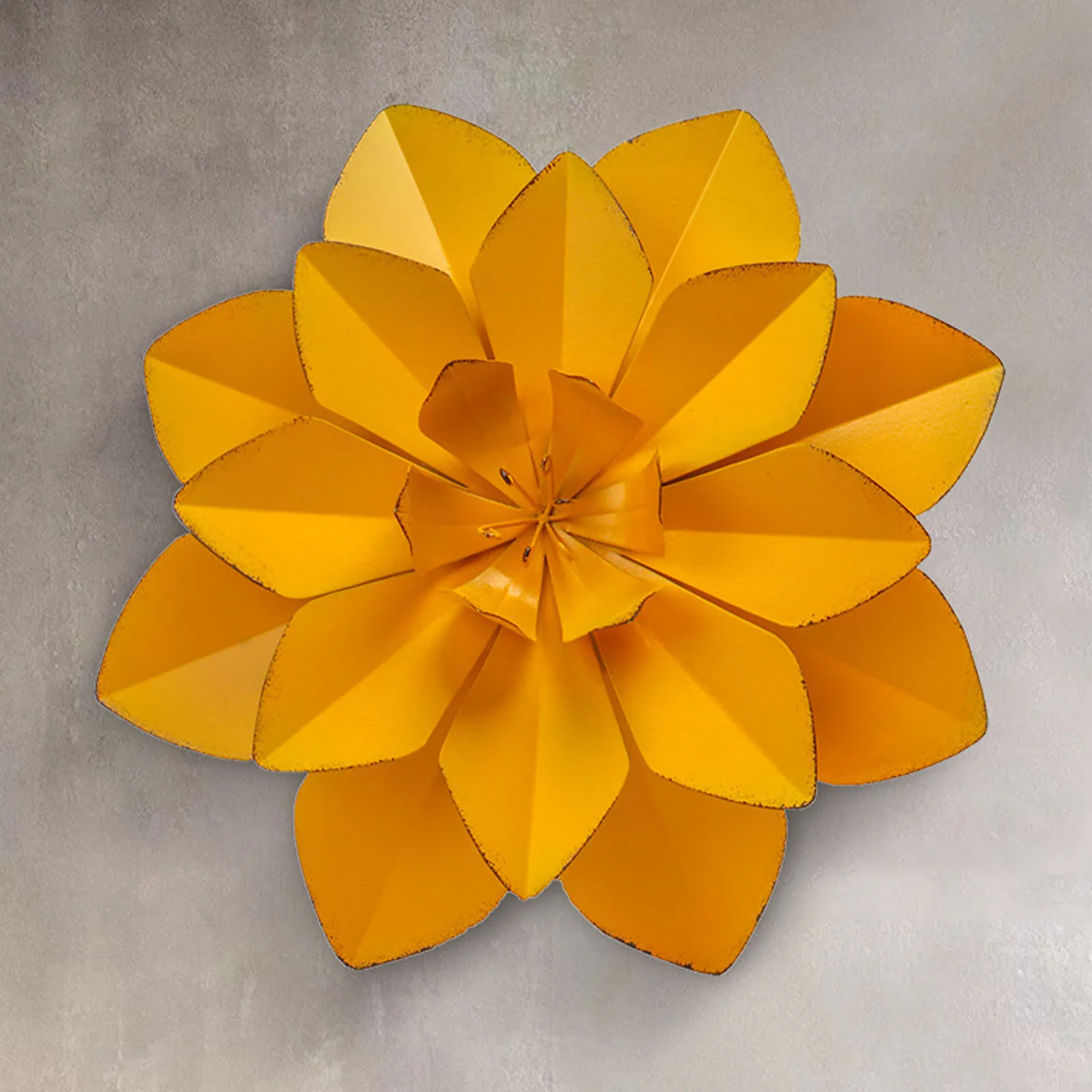 

Rustic Metal Daisy Wall Decor Bright Hanging Wall Art Sculpture Home Decoration Bedrooms Living Rooms Metal Wall Flower