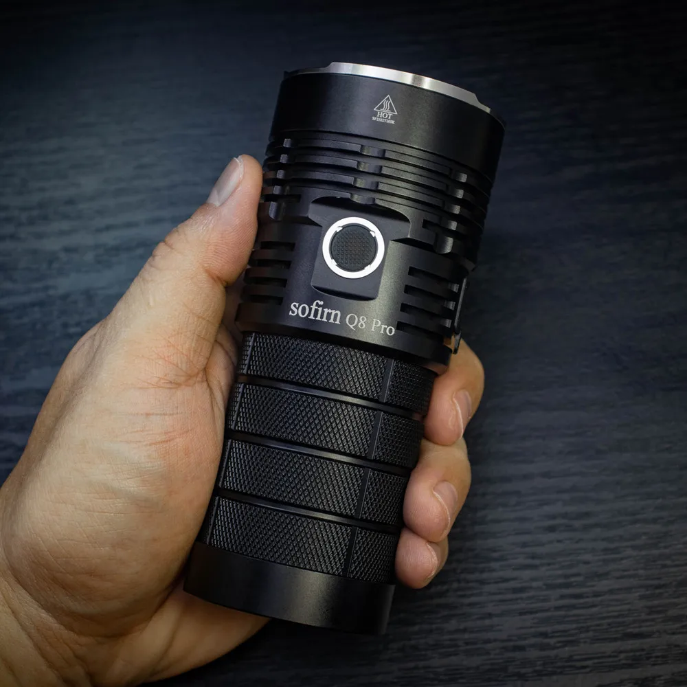 Sofirn Q8 Pro мощный 2 0 лм светодиодный фонарик USB C перезаряжаемый с 4 * Cree XHP50.2 Anduril