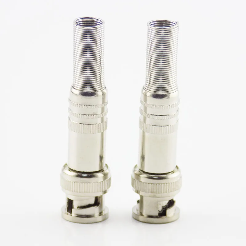 Разъем BNC коаксиальный RG59 Twist Spring Adapter Twist-on Male аксессуары для CCTV камеры комплект