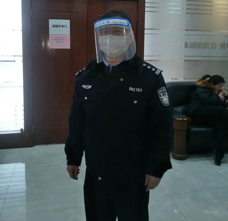 Защитный козырек для лица прозрачный откидной садовой промышленности стоматологический медицинский