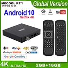 ТВ-приставка Mecool KT1 S2 Android 10 DVB-TT2 Amlogic S905X4-B aV1 4K 2T2R Dual WIFI BT медиаплеер телеприставка