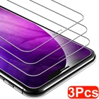 Закаленное стекло для iPhone 11 Pro Max, защитная пленка для экрана iPhone X, XR, XS MAX, Защитное стекло для iPhone 12 Pro Max, 13 Mini, 3 шт.