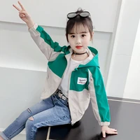 infant toddler girl outerwear army green long sleeves bomber jacket for girls hooded zipper coats 3 13 years kids bomber jacket