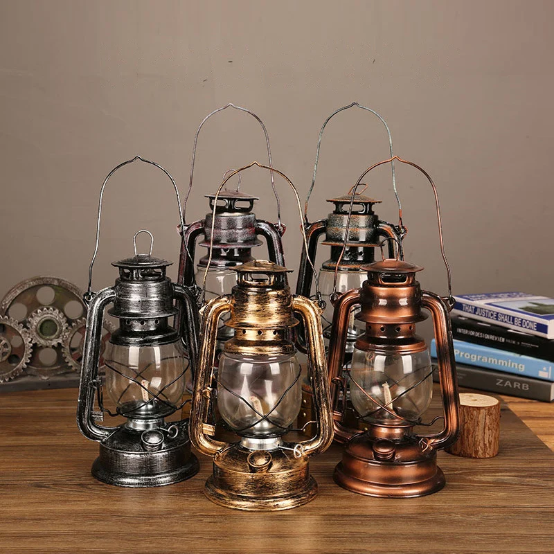 Керосиновая лампа в стиле ретро классический портативный светильник для