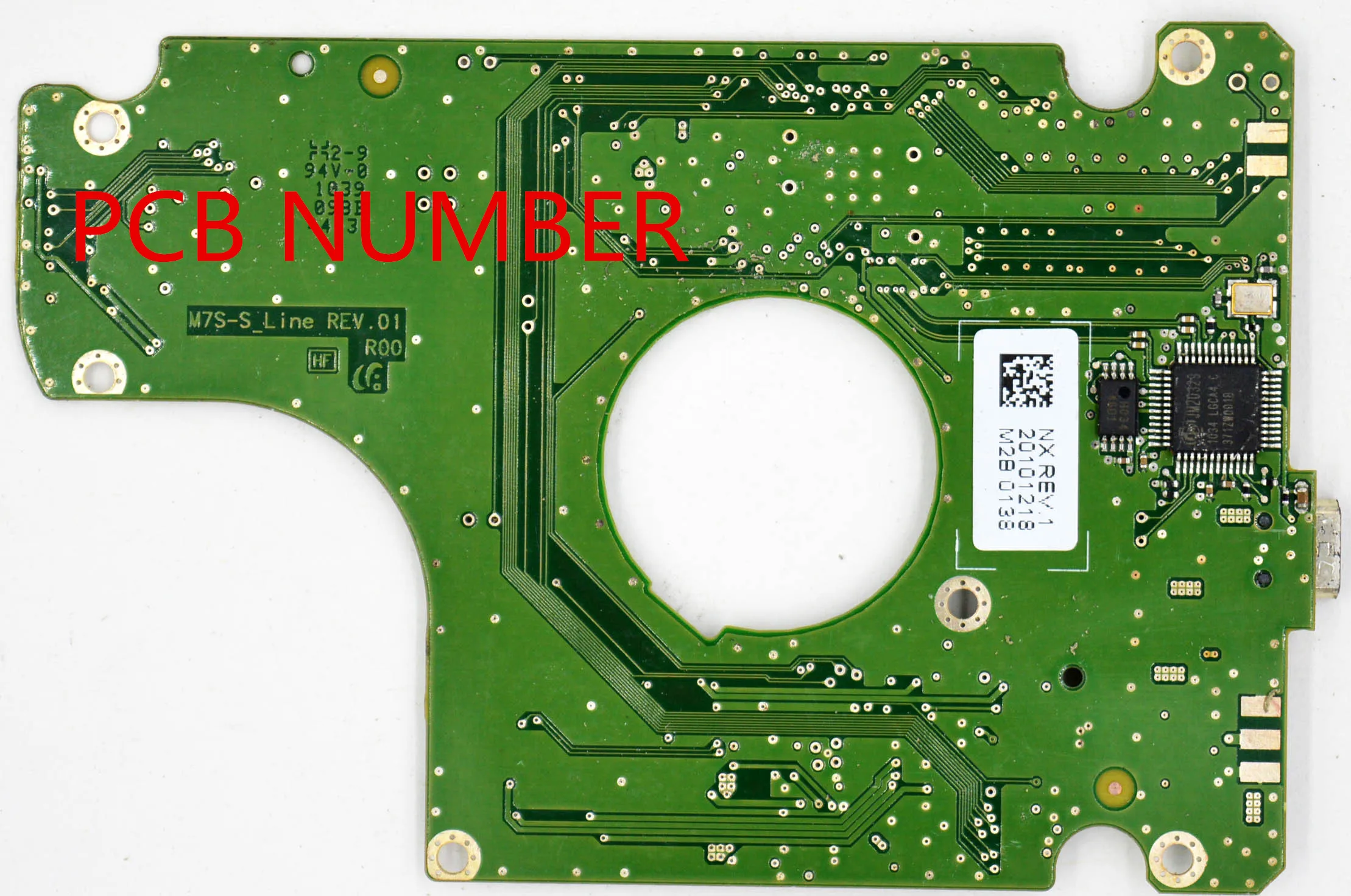 USB 2 0 печатная плата для жесткого диска Samsung HM3221X HM502JX линия REV.01 печати на жестком