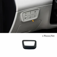 for hyundai tucson 2021 2022 abs wood grain car headlamps adjustment switch cover trim styling accessories 1pcs