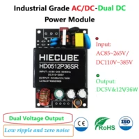 dual output ac85 265vdc110 385 to dc 36w 5v12v isolated stabilized wide voltage supply switch regulated power demo board