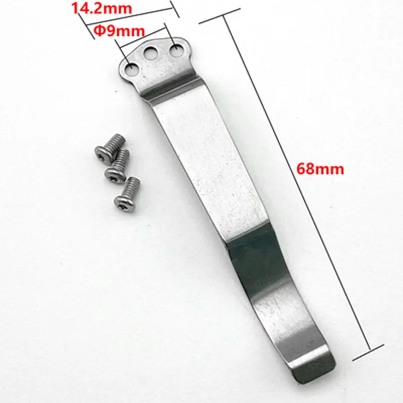 New Stainless Steel Back Clip for DIY Folding Pocket Knife Tool Accessories Custom Holder | Инструменты