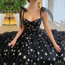 Lorie vestido de baile estrelas douradas brilhantes, vestido de baile alça espaguete, preto, dubai, árabe, vestido de noite, vestido de celebridade, vestido de festa (3)