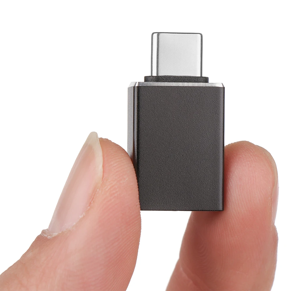 Переходник с 3 1 типа C на 0 Женский адаптер OTG из алюминиевого сплава 10 Гбит/с для
