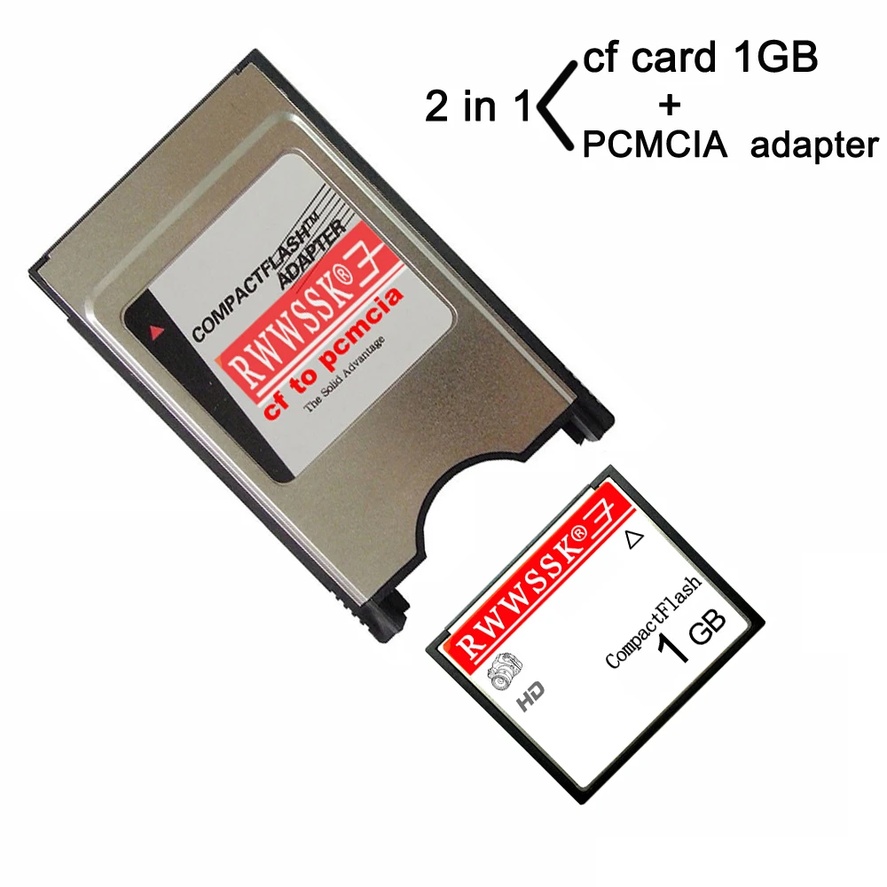 Карта памяти RWWSSK type I CF + PCMCIA 128 Мб 256 1 ГБ 2 4 8 16 32 64 карта для Mercedes Benz|Карты памяти| |