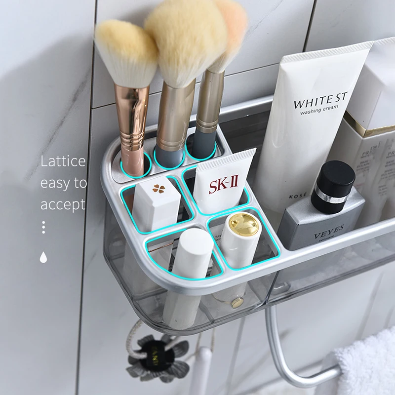terup wall mounted bathroom storage rack toilet household items shampoo shelf bath organizer corner shelves bathroom accessories free global shipping