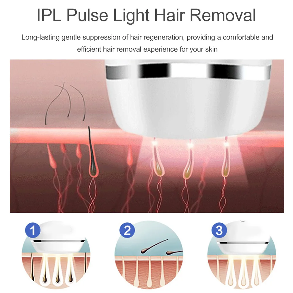 IPL лазерная эпиляция машина для удаления волос кварцевая лампа постоянный безболезненный прибор для удаления волос 600000 вспышки depilador лазер