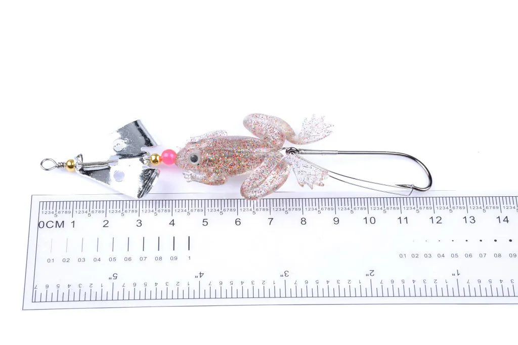 1 шт Анти-подвесной металлический Спиннер лягушка рыболовные приманки 8 см/6 2 г