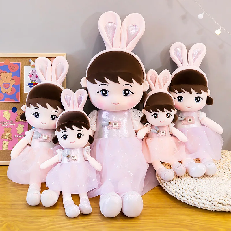 Плюшевая Кукла Принцесса 45 см кружевная юбка плюшевая кукла ручной работы Ragdoll