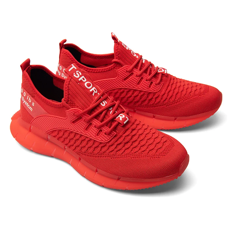 

sneakers-for-men Sneakers fashion sapato breathable mesh Casual knitting deporte leisure hot trainers mens masculino work solid