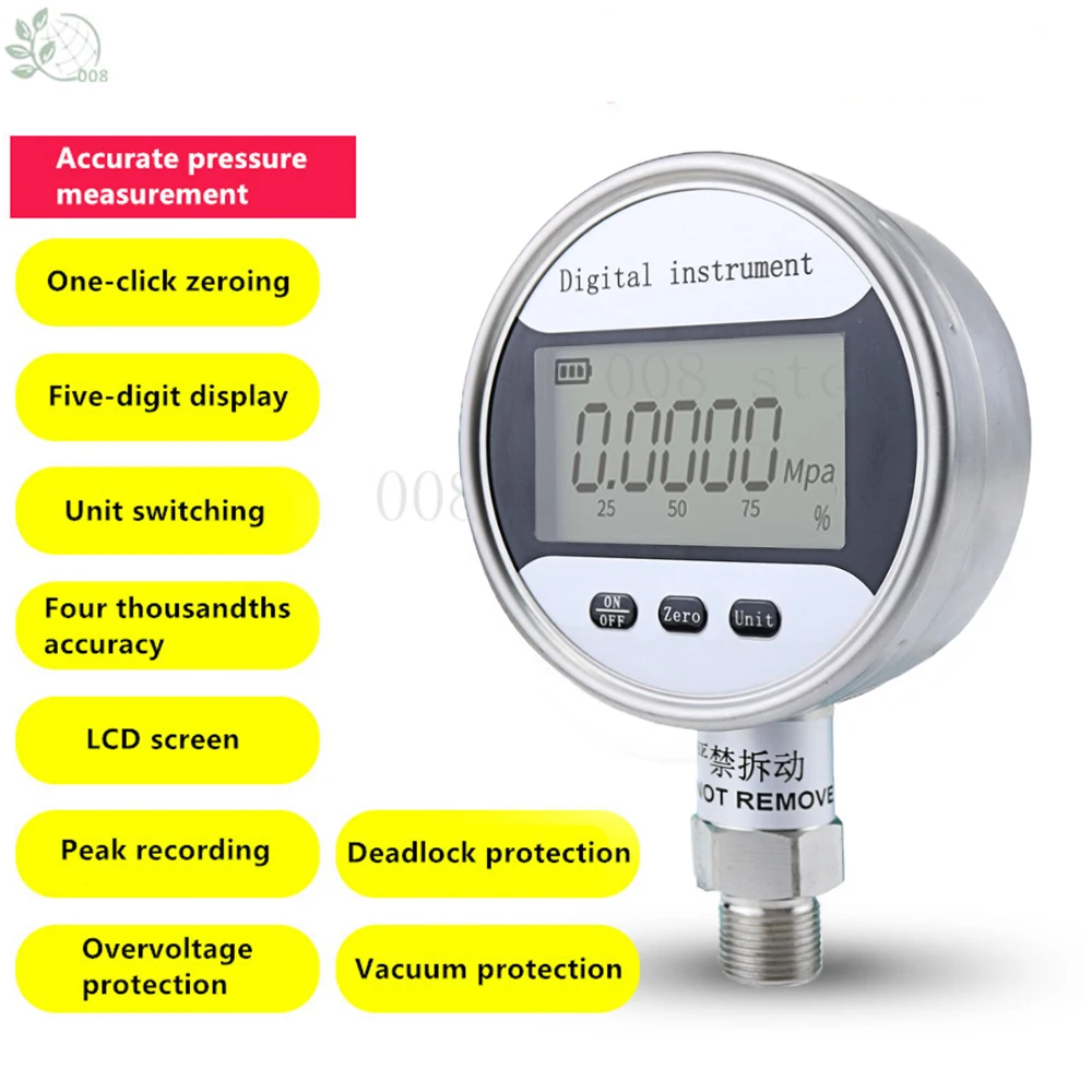 HC YS100 Нержавеющая сталь интеллигентая (ый) Батарея цифровой Давление датчик