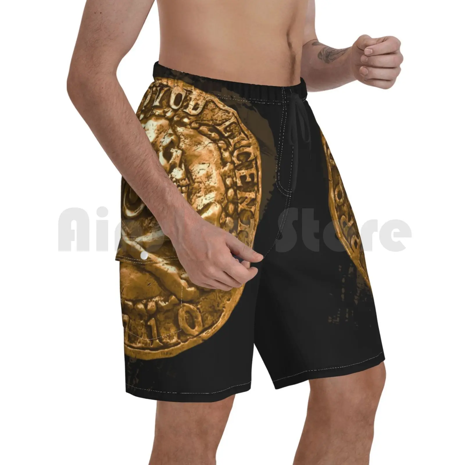 Пиратская валюта-неочаровательные пляжные шорты женская одежда для плавания