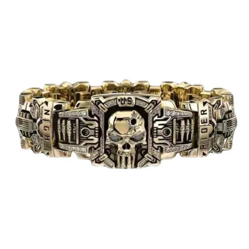 Мужское Винтажное кольцо в стиле панк хип хоп пистолет черное из тяжелого