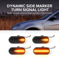 turn signal sequential flashing light for volkswagen for golf 3 4 led dynamic side markers for passat led lights for car