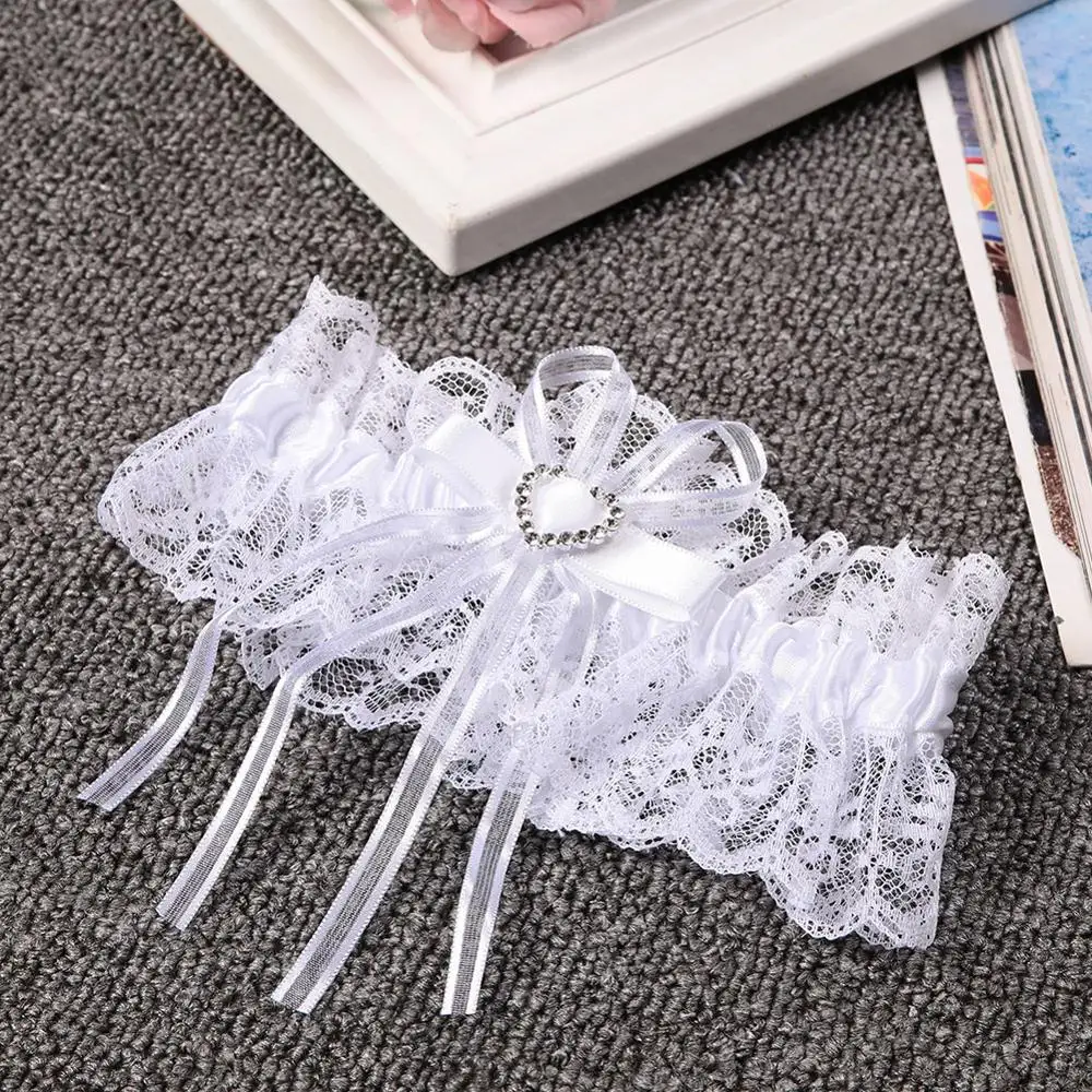 Женский сексуальный кружевной с бантом подвязка для женщин Свадебная вечеринка