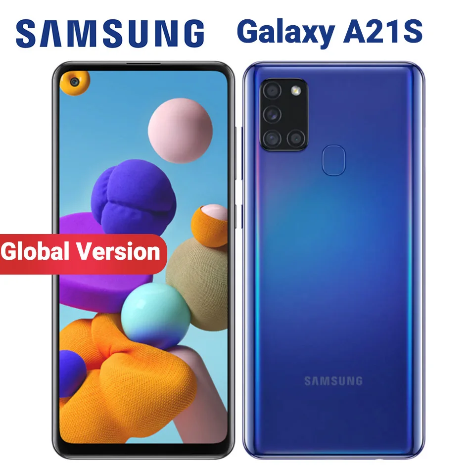 Глобальный Samsung Galaxy A21s A217F/DS 4 Гб 64 мобильный телефон 5000 мАч Octa core 6 5 &quotQuad камера 48MP