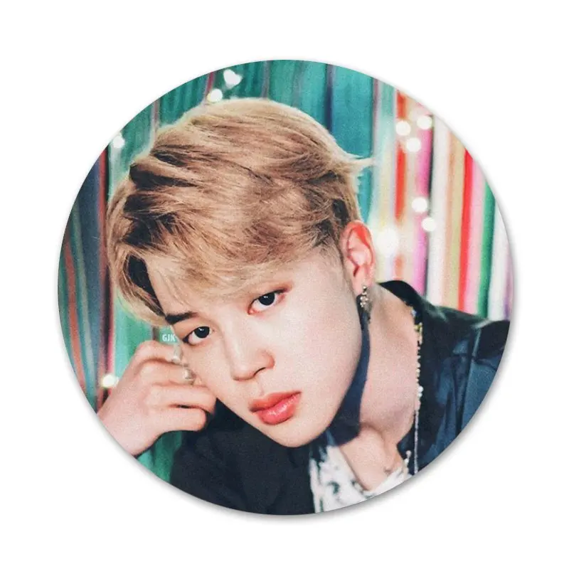 58 мм Jimin красивые значки металлические для фотографий | Дом и сад
