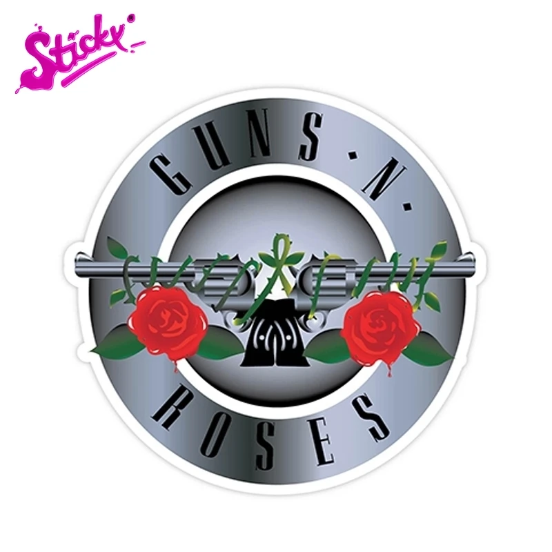 Липкий Пистолеты N Roses знак марка автомобиля Стикеры Наклейка Декор Мотоцикл