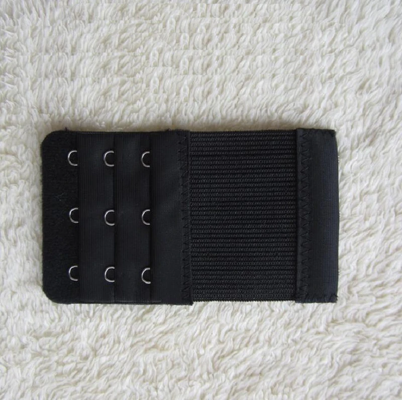 Дамы эластичный 3 крючка бюстгальтер ремень Удлинительный крюк зажим идеальная