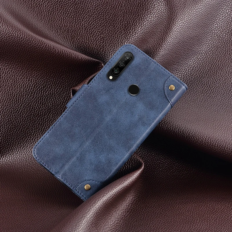 Бизнес кожаный чехол для huawei P20 Чехол класса люкс Винтаж чехол-портмоне с