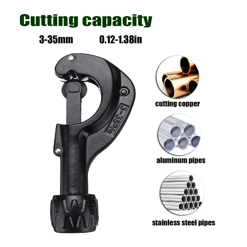 

CT-105 Copper Vinyl Brass Pipes Tube Cutter Scissor Cutting Tool For 3mm-35mm G type Metal/Plastic Tube Knife Cut Plumbing Tool
