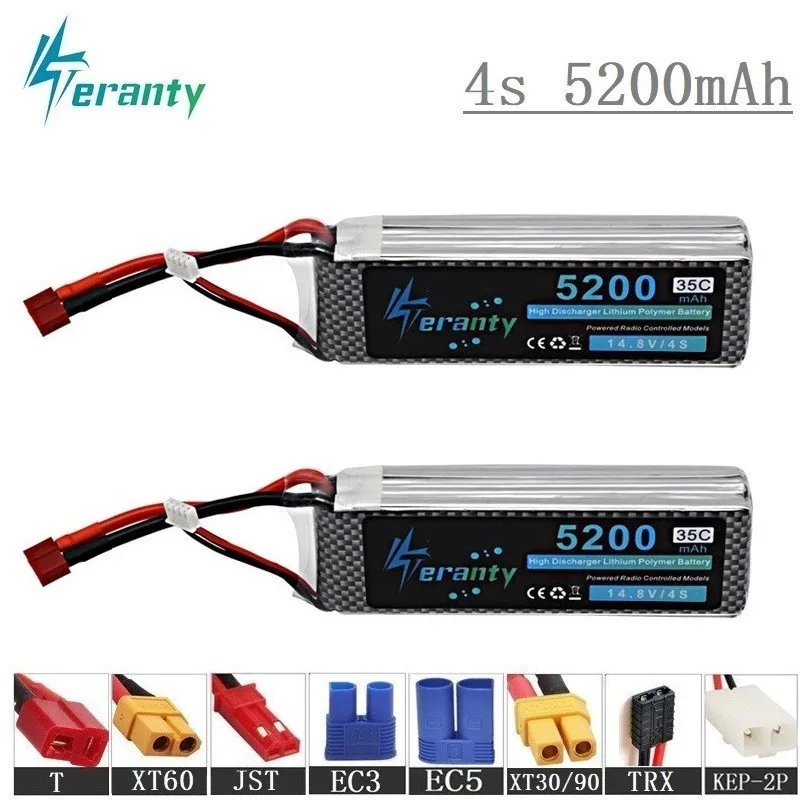 Tamiya по супер скидке/T/XT60/TRX штекер 14 8 v 5200mAh литий-полимерный Батарея для