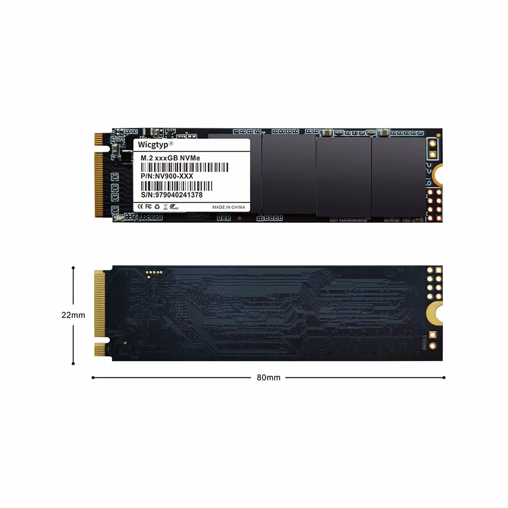 Wicgtyp M.2 SSD PCIe 1 ТБ жесткий диск NVMe pcie внутренний для ноутбука MSI/Thinkpad P50|Внутренние