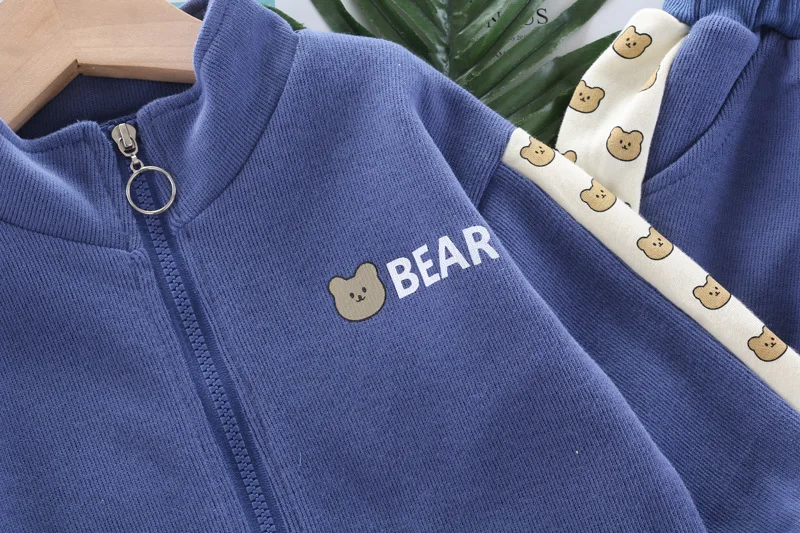 

Boys 2pc Clothing Sets Spring Sutumn Children Casual Cotton Coat Pants Tracksuits For Baby Boy Toddler Sports Suits Kids Outfits