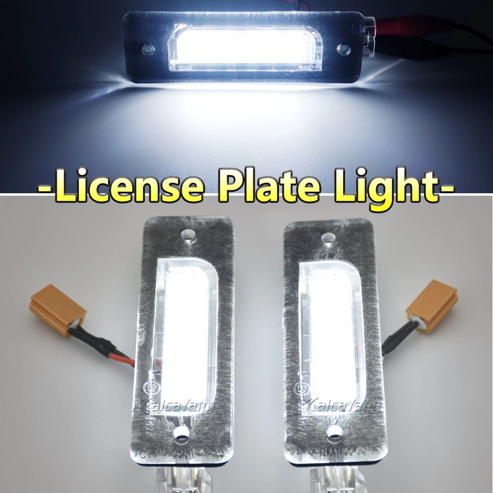 

For BMW 5-Series E34 520i 1988-1996 7-series E32 1986-1994 High Brightness White LED License Plate Light Car Number Plate Lamp