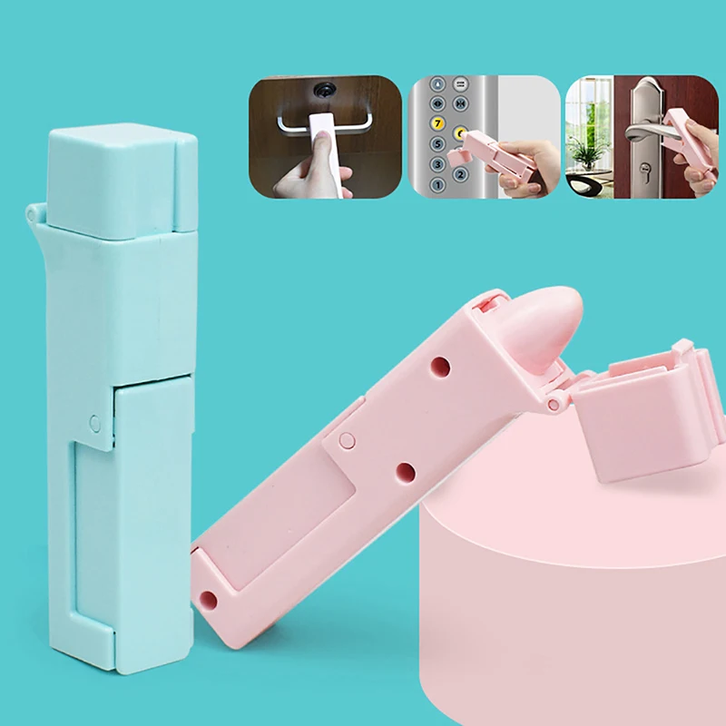 No Touch Open Door Assistant Portable Safety Contactless Tool Anti Germ Elevator Button Drawer Handle | Обустройство дома