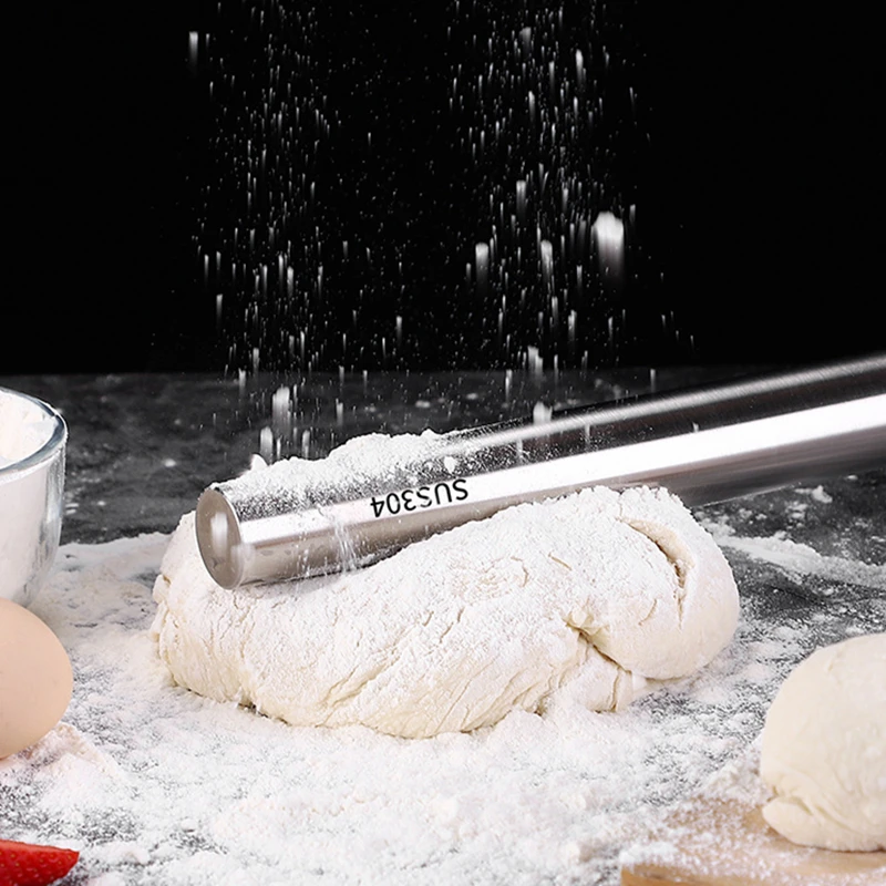 Скалка из нержавеющей стали для макаронных изделий роликовый инструмент печенья