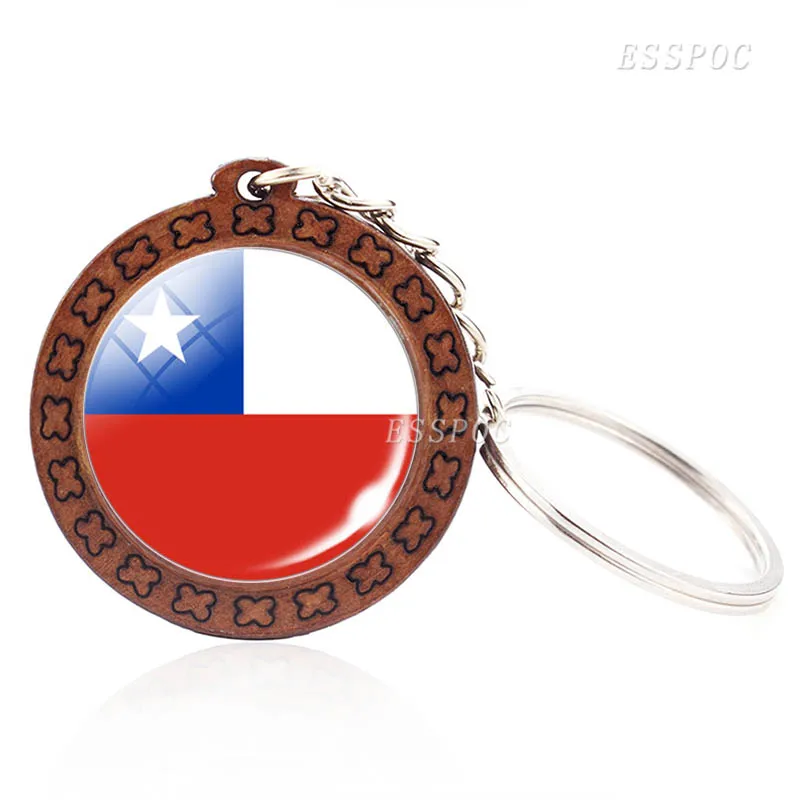 Южноамериканская брелок для ключей Флаг Аргентина Бразилия Колумбия Чили