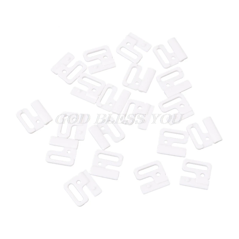 10 шт. пластиковые прямоугольные крючки и застежка для купальников бюстгальтеров