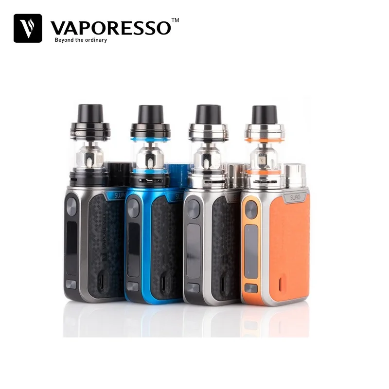Набор электронных сигарет Vaporesso Swag 18650 TC коробка мод с 3,5 мл NRG Vape Танк GT Core испаритель Набор для начинающих VS Voopoo Drag