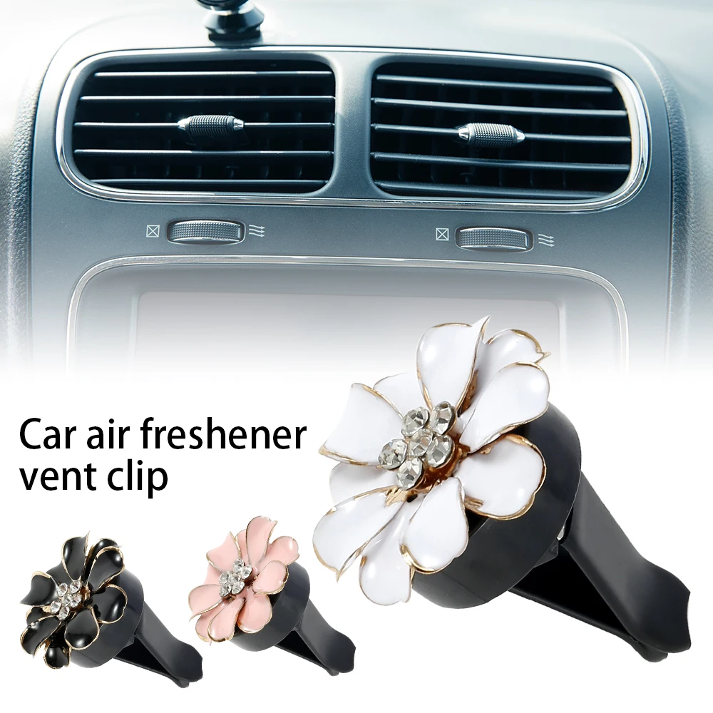 

1pcs Car Styling Air Outlet Aromatherapy Clip with Car Air Freshener Diffuser Flower Decor Clips Outlet Perfume Solid Perfume