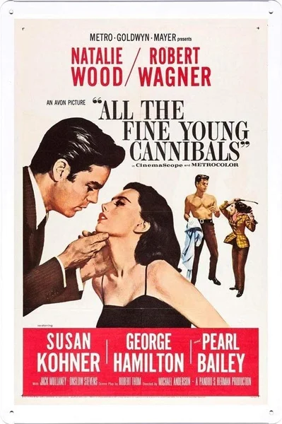 

All The Fine Young Cannibals Movie Poster Tin Sign Metal Plaque Home Cinema Corridor Wall Decoration Retro Metal Plate 12*8 Inch