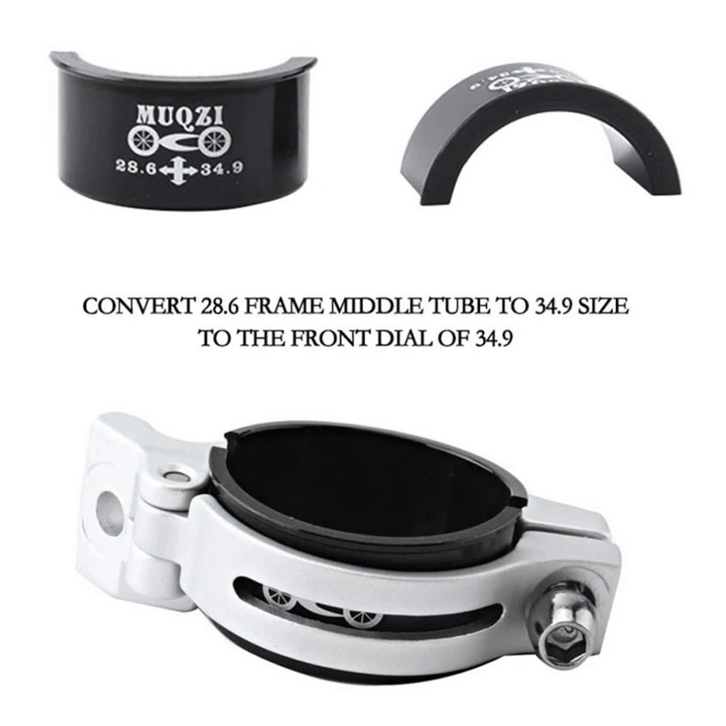 

Велосипедный горный велосипед передний переключатель передач зажим адаптер от 28,6 до 34,9 мм