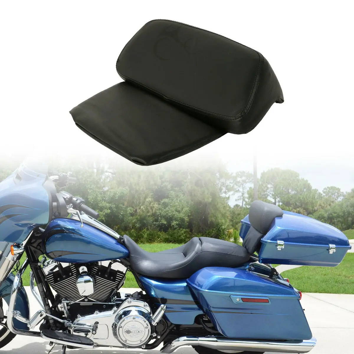Накладки на спинку для бритвы мотоцикла Harley Tour Pak Touring Street Glide Road King 2014-2021 2020 2019 |
